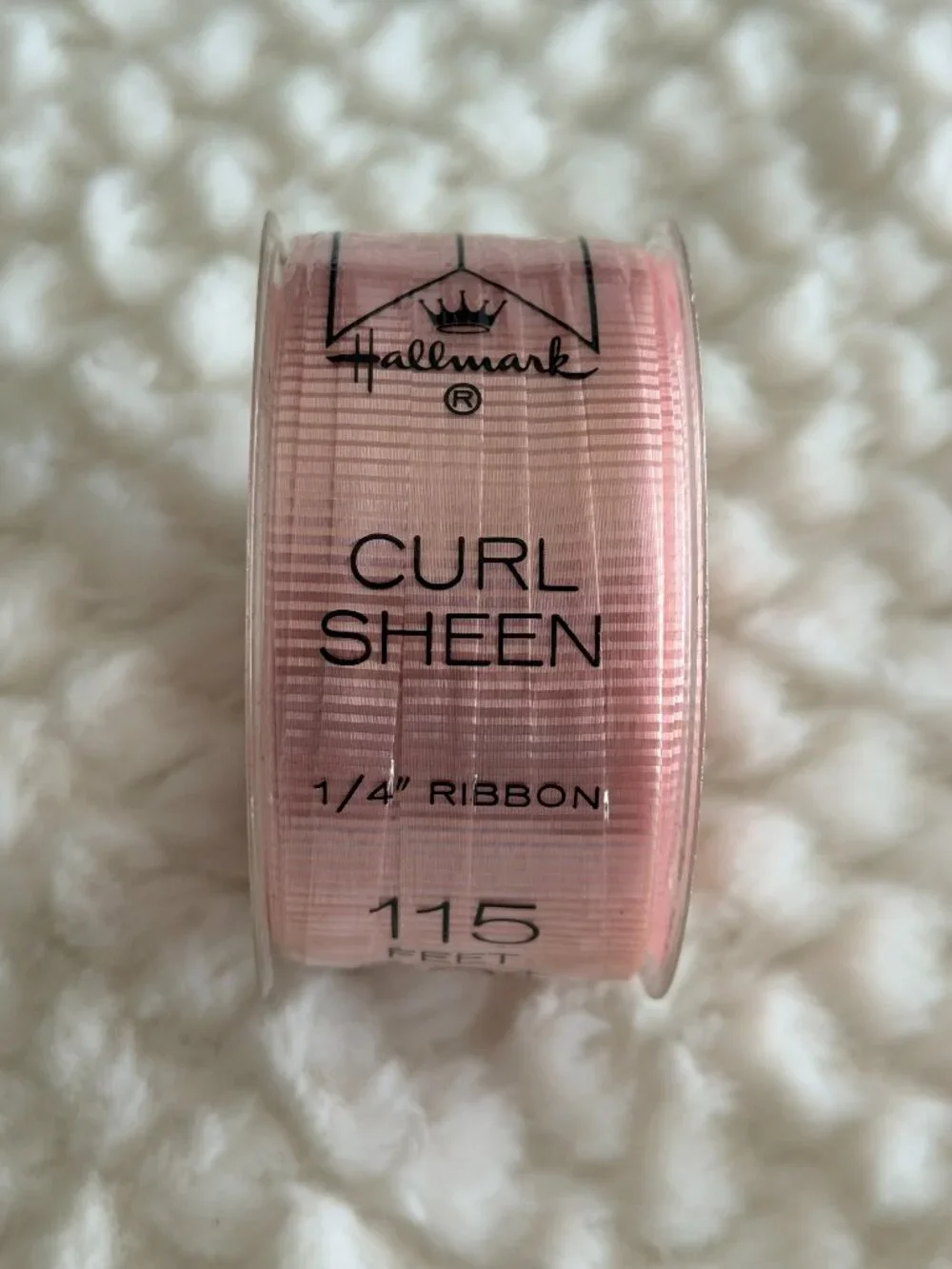 Vintage Hallmark Curling Ribbon- Light Pink